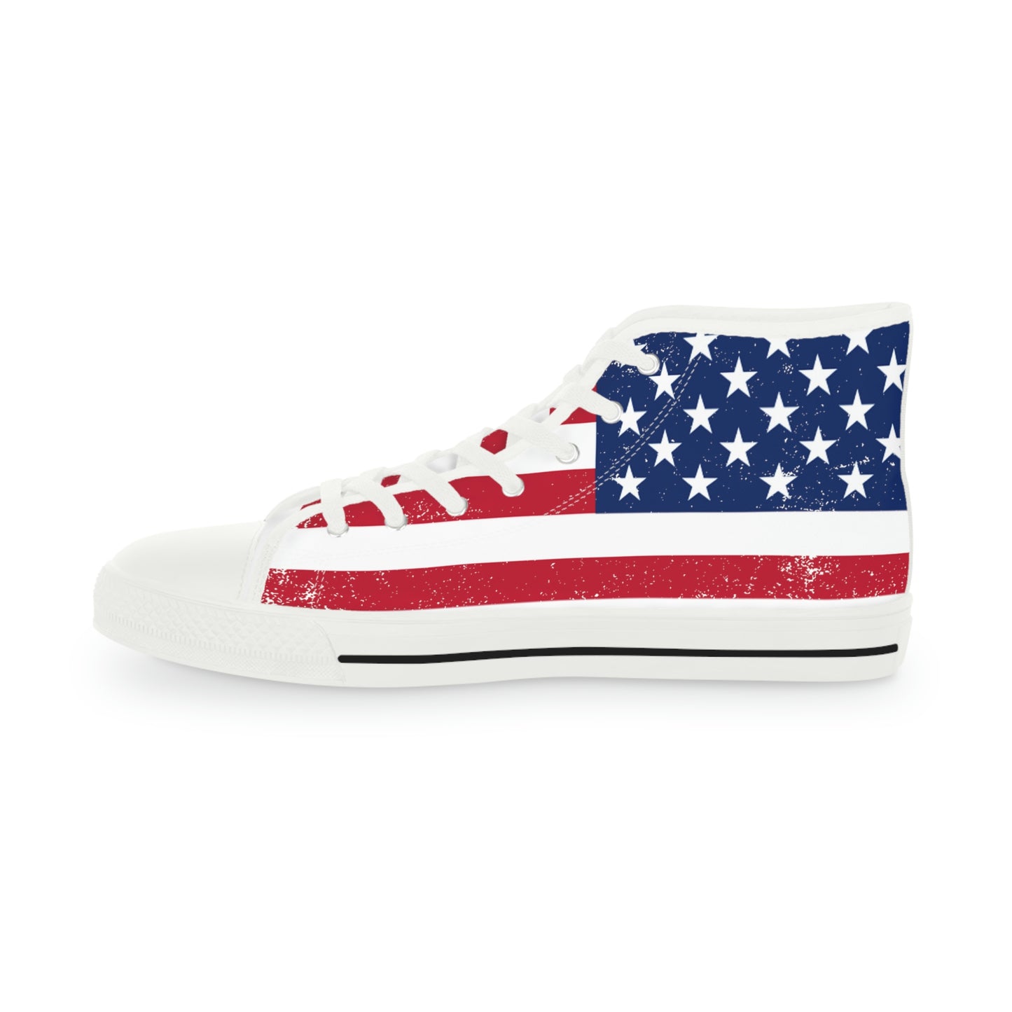 Distressed 'Merican Flag | High Top