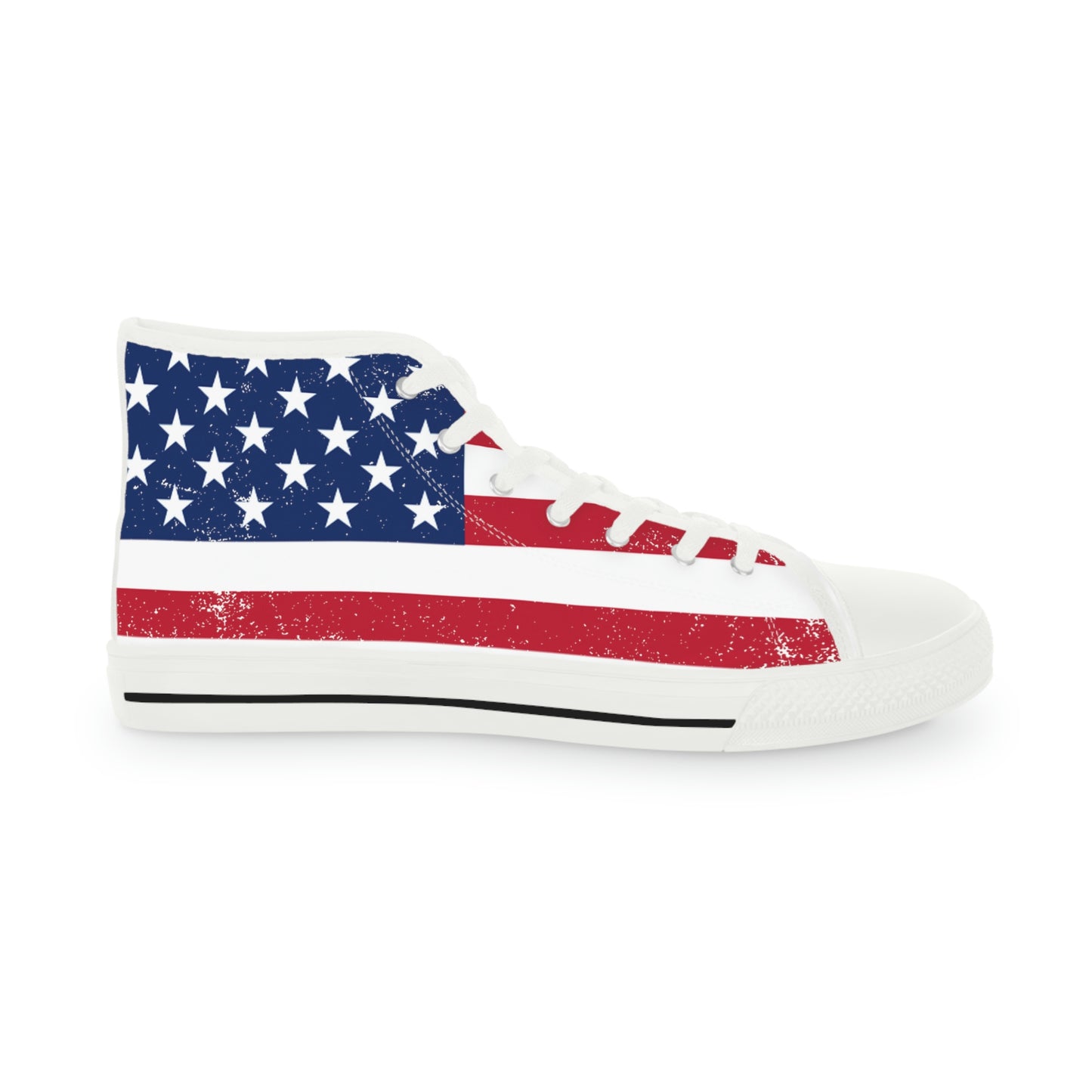 Distressed 'Merican Flag | High Top