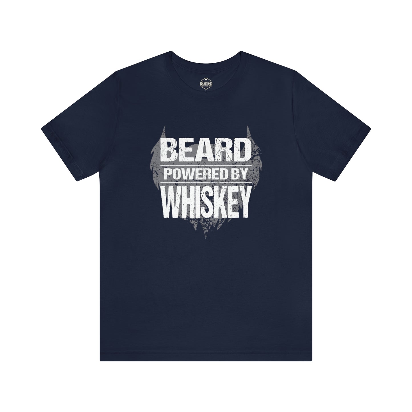 Beard Powered By Whiskey | T-Shirt