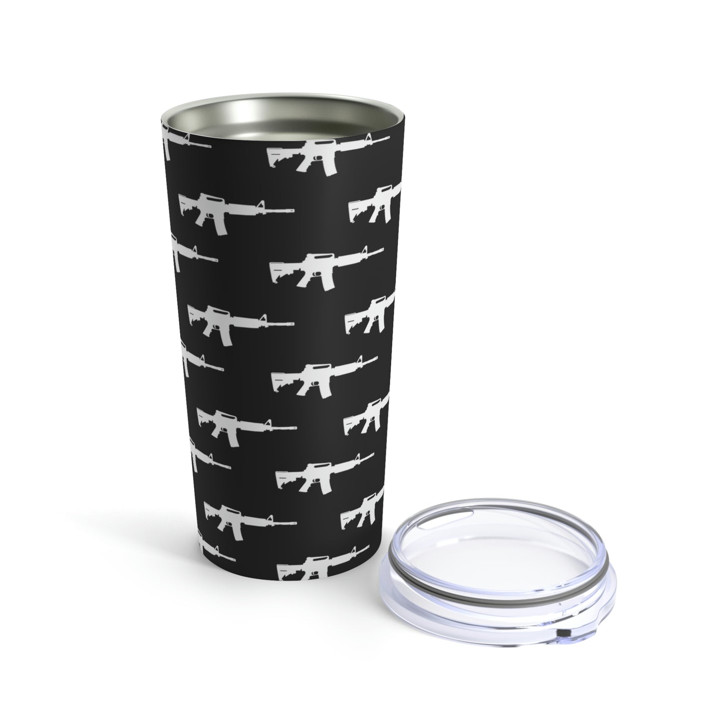 AR-15 Style Pattern (Black) | Stainless Steel Tumbler 20oz