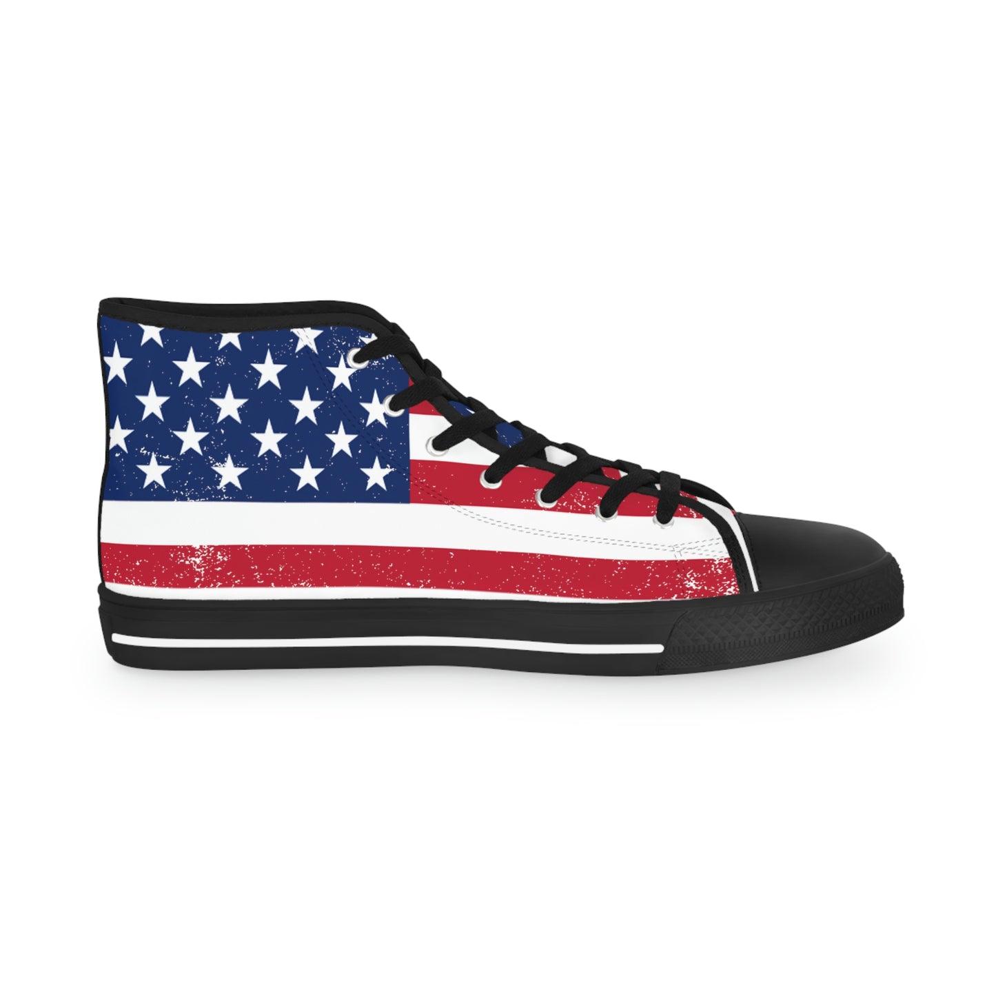 Distressed 'Merican Flag | High Top