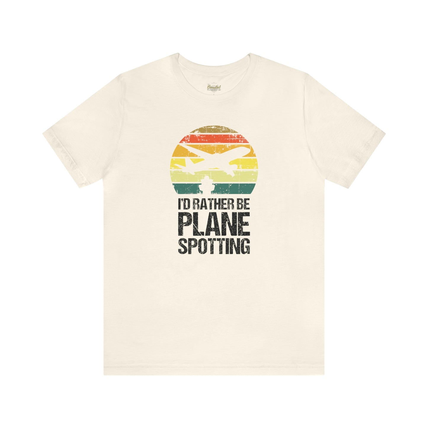 I'd Rather Be Plane Spotting (Vintage Style) | T-Shirt