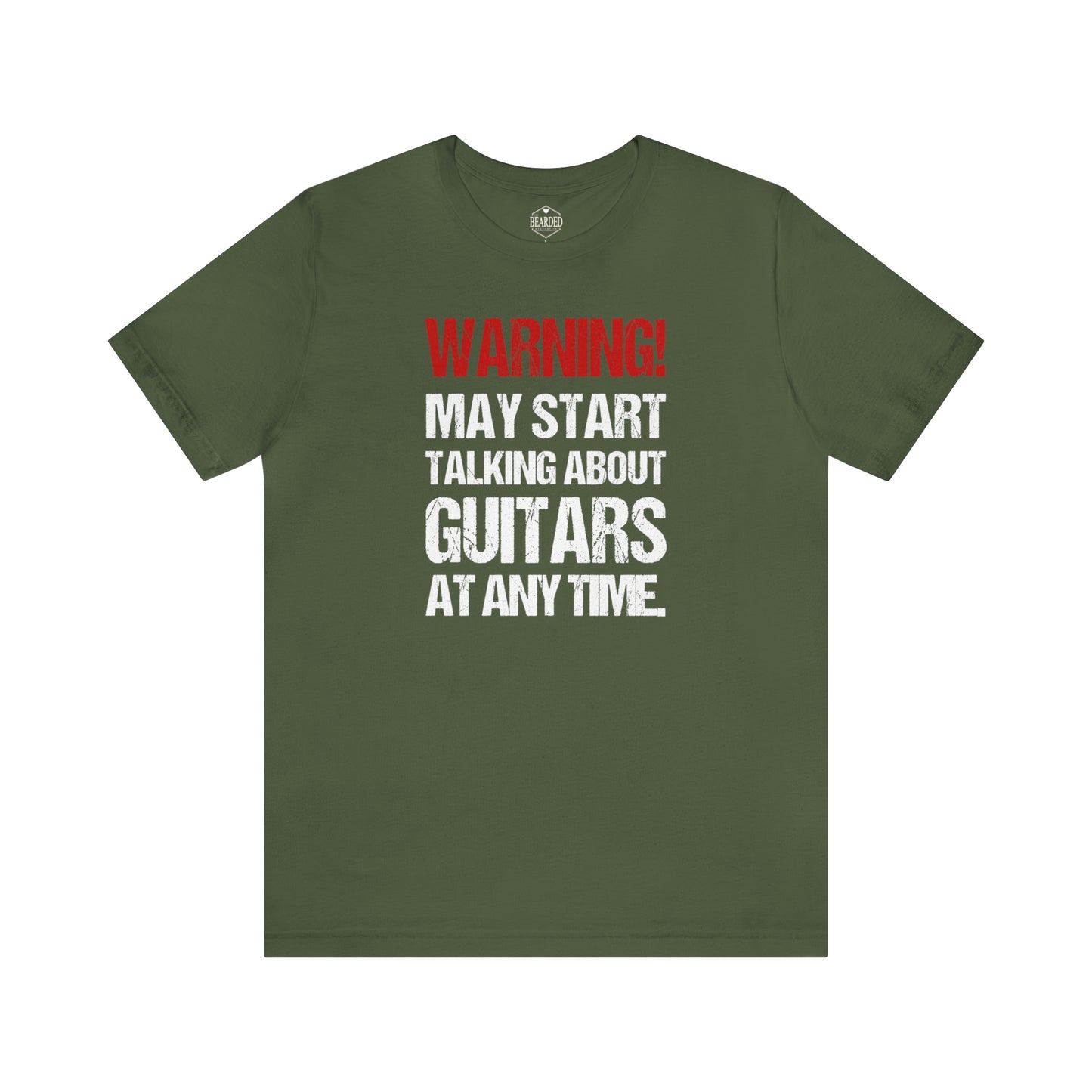 Warning! May Start Talking About Guitars | T-Shirt