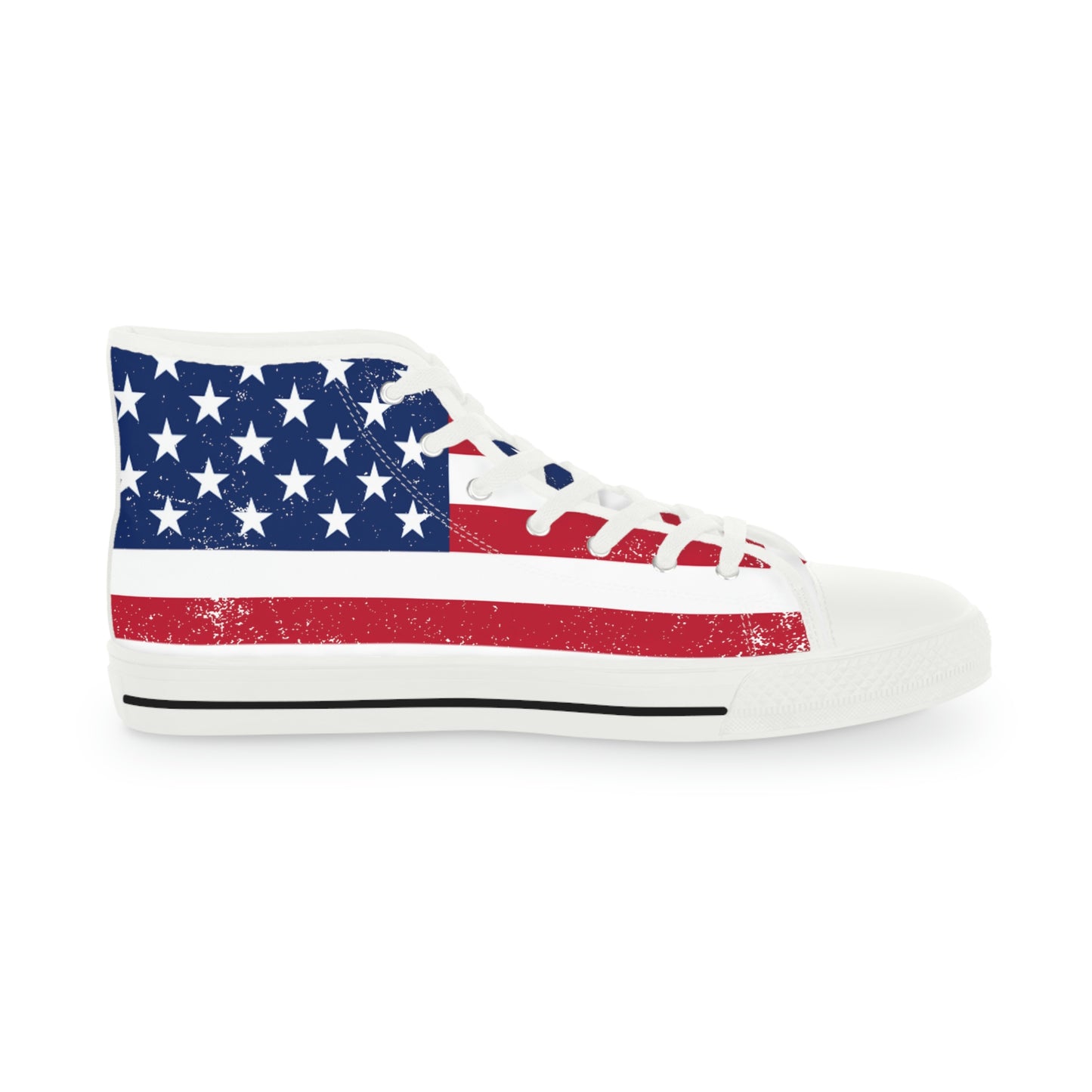 Distressed 'Merican Flag | High Top