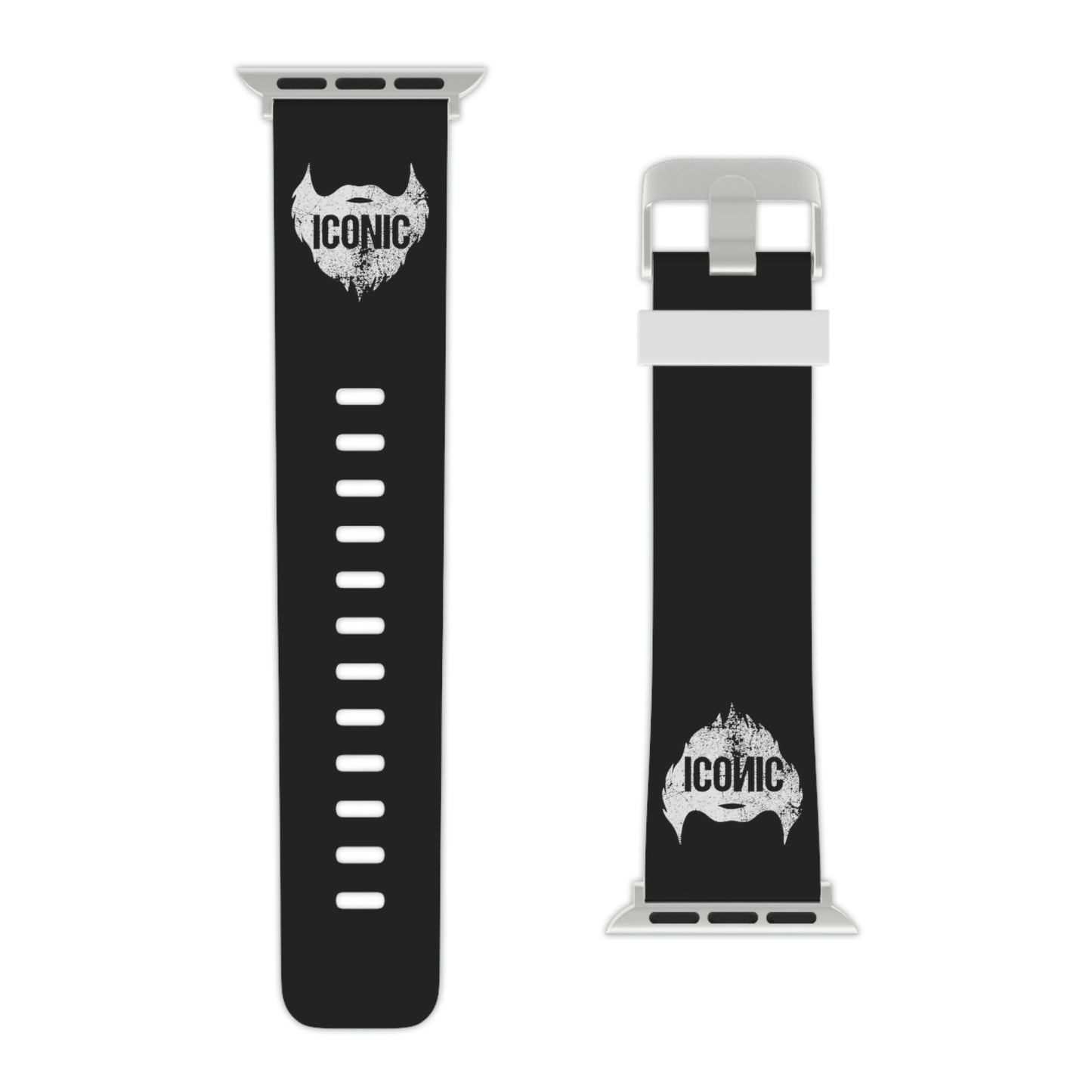 Iconic Beard (Black) | Apple Watch Band