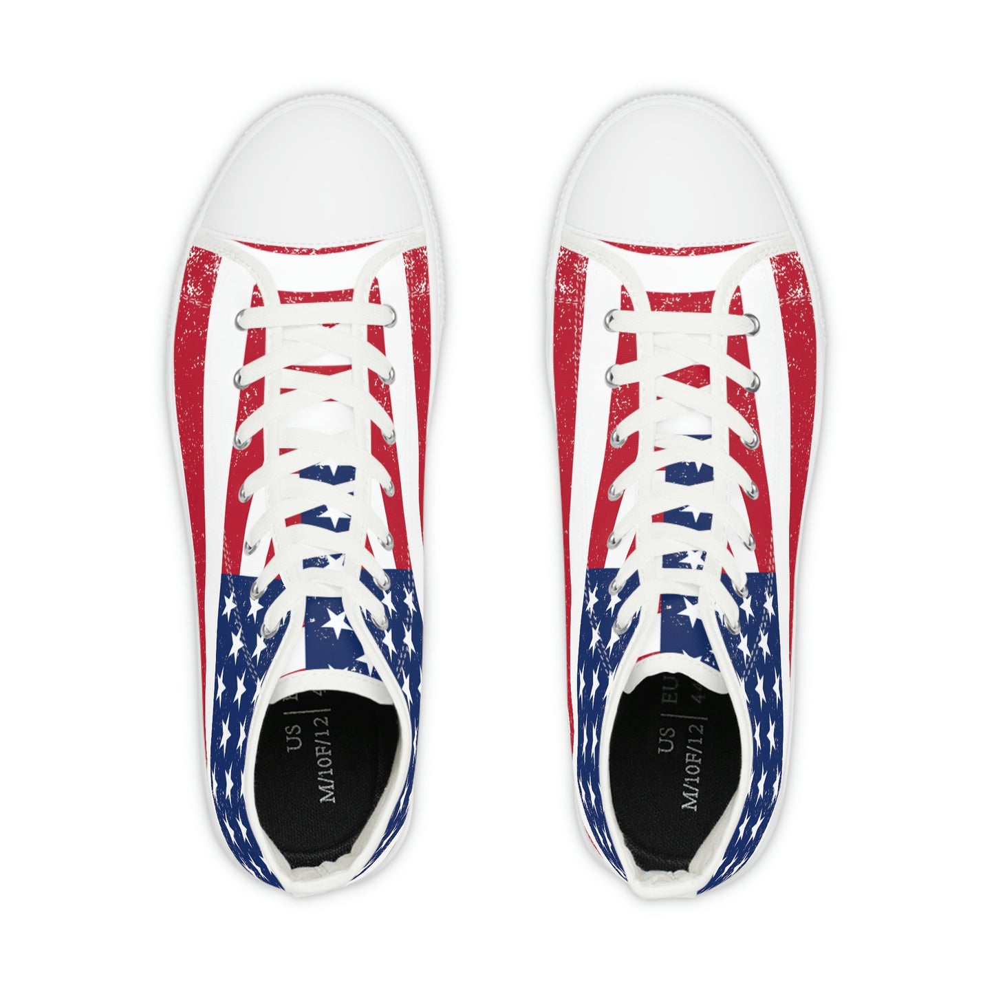 Distressed 'Merican Flag | High Top