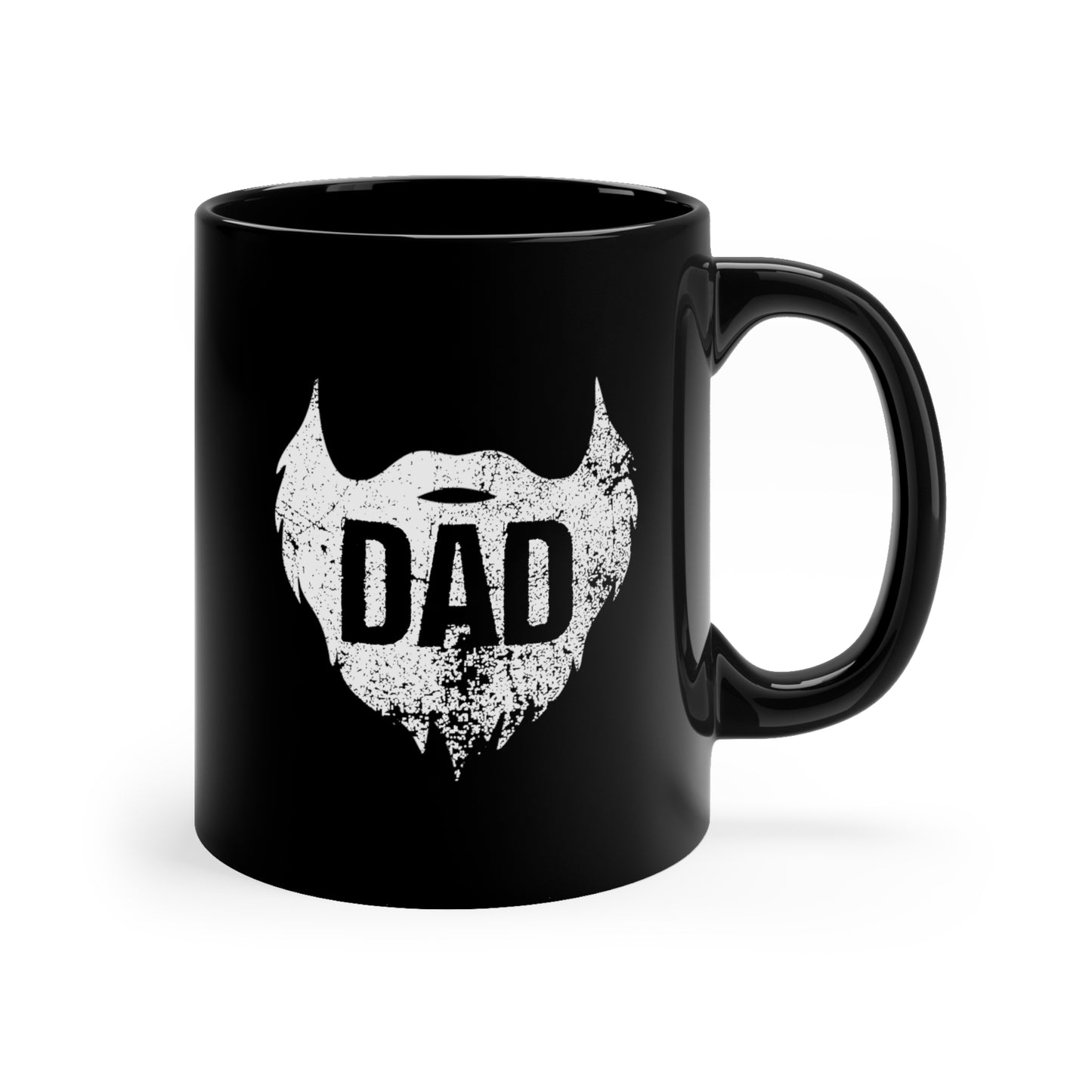 Dad Beard | 11oz Black Mug