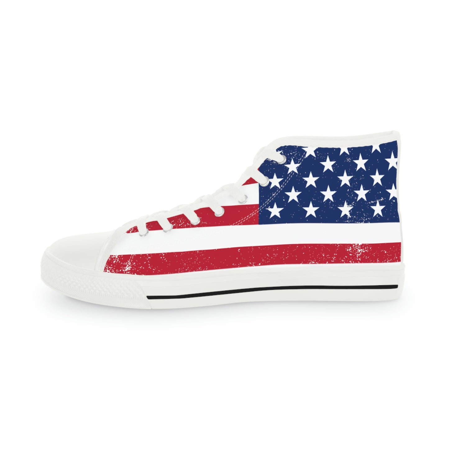 Distressed 'Merican Flag | High Top