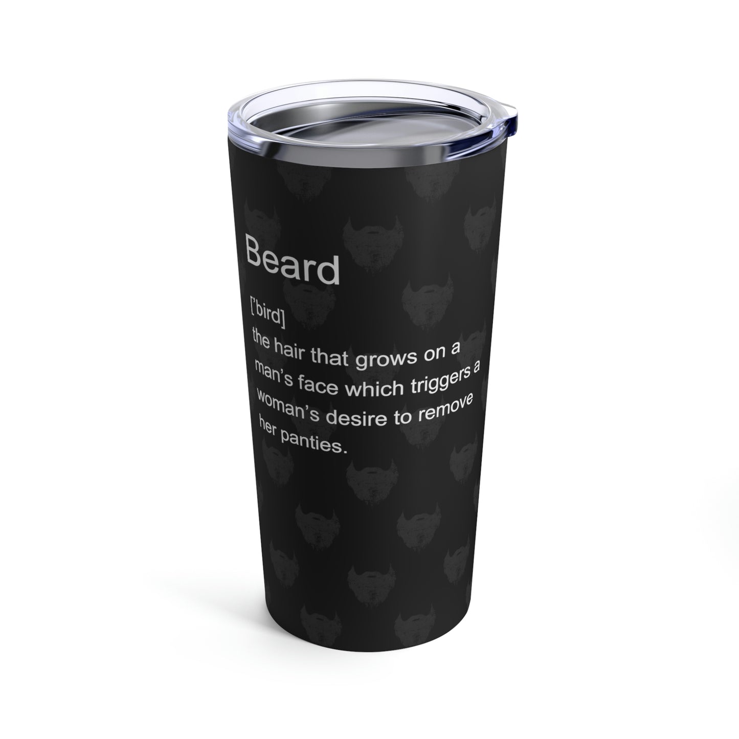 Beard Definition (Black) | Stainless Steel Tumbler 20oz