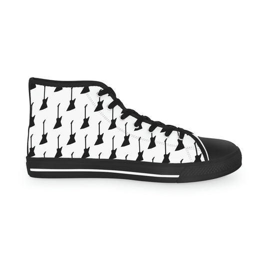 Guitar Pattern: Explorer-Style - White | High Top