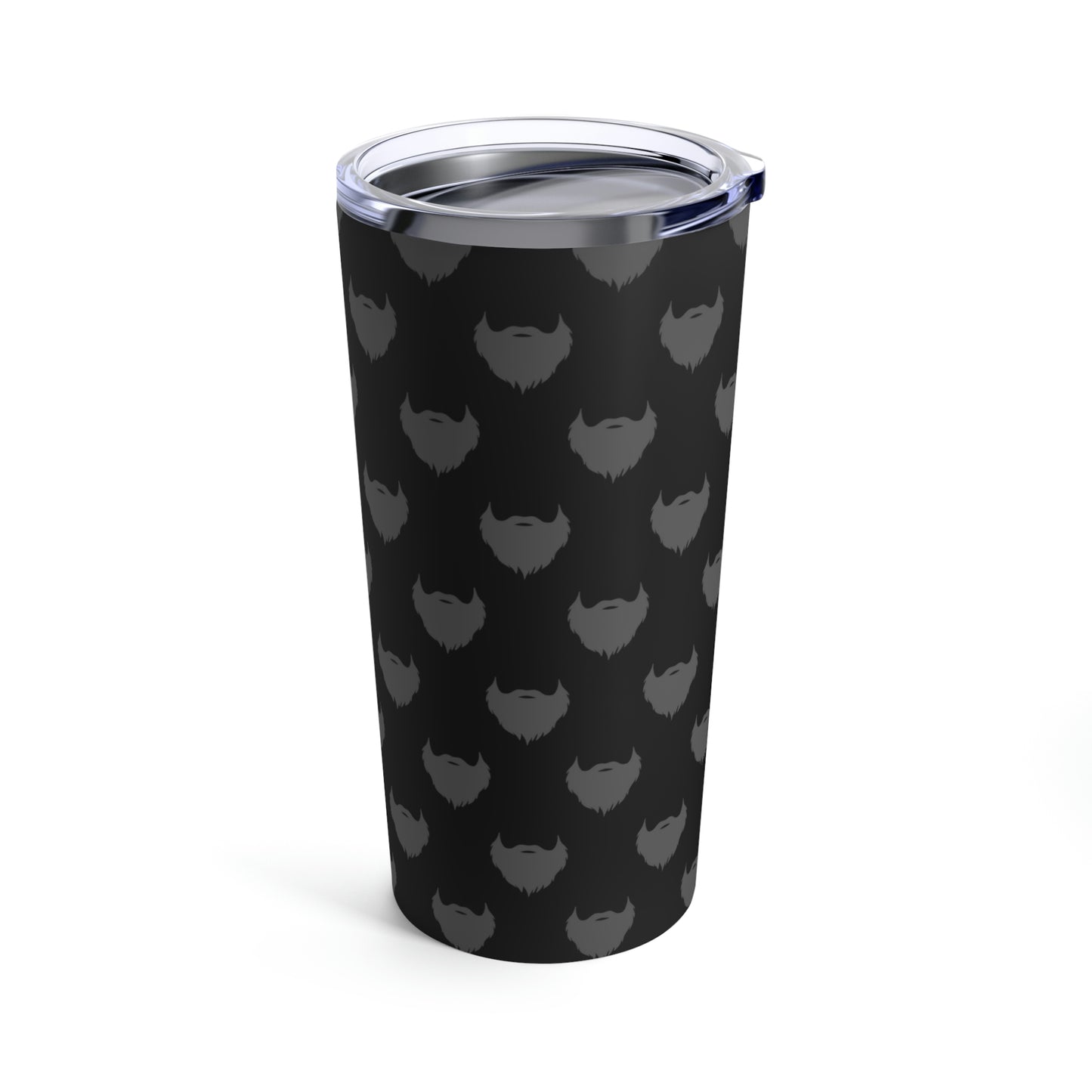 Beard pattern (Black & Grey) | Stainless Steel Tumbler 20oz