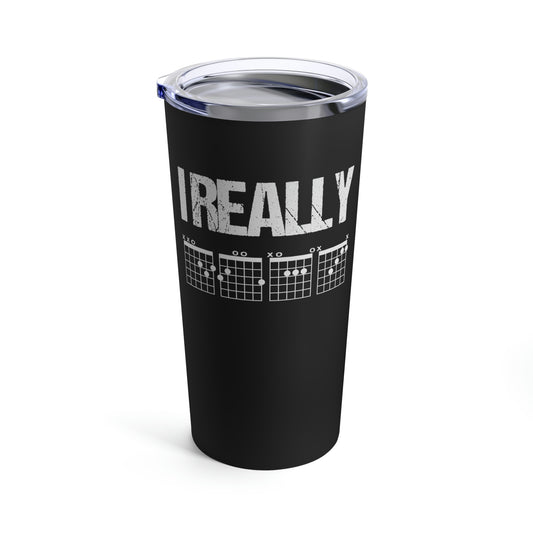 I Really DGAF (Black) | Stainless Steel Tumbler 20oz