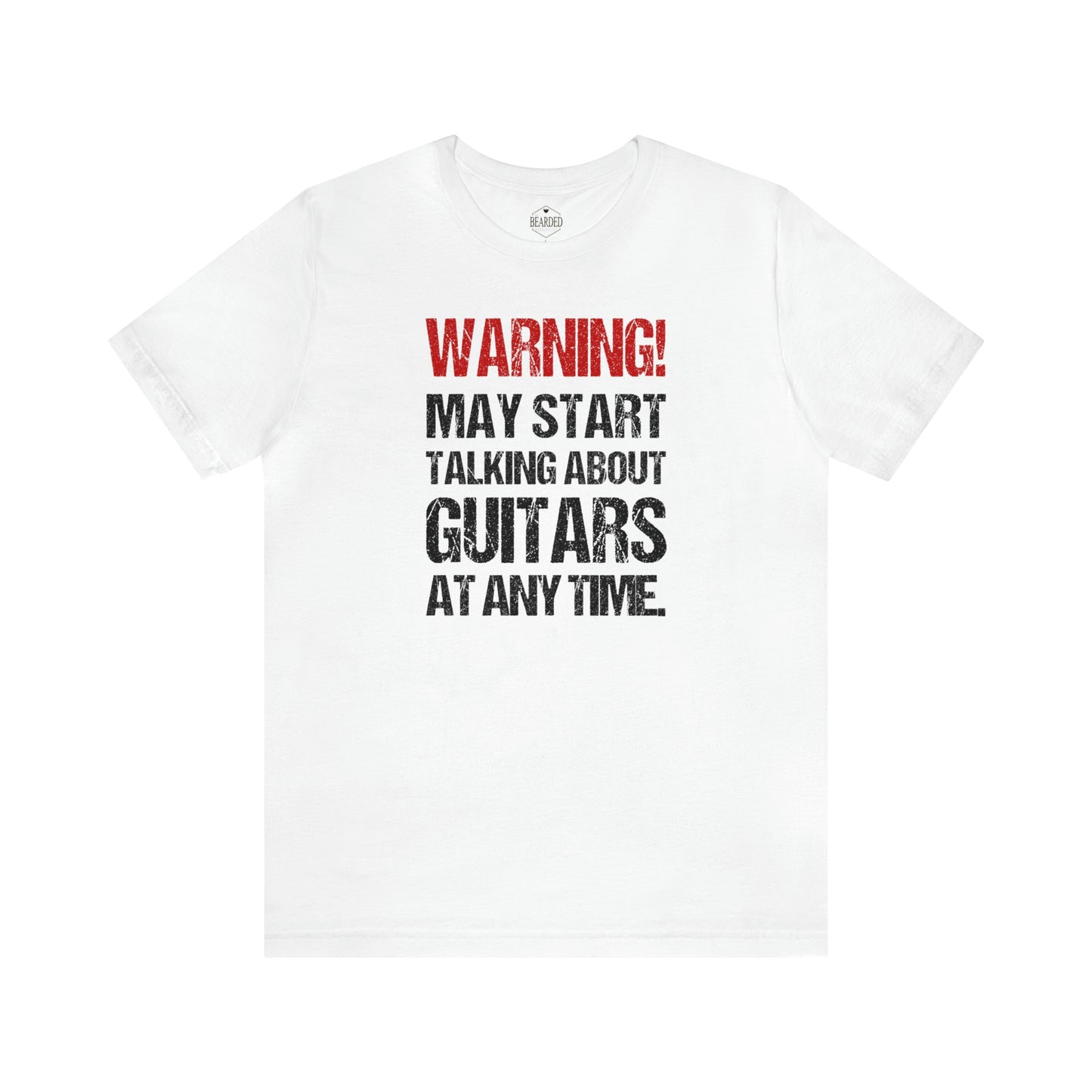 Warning! May Start Talking About Guitars | T-Shirt